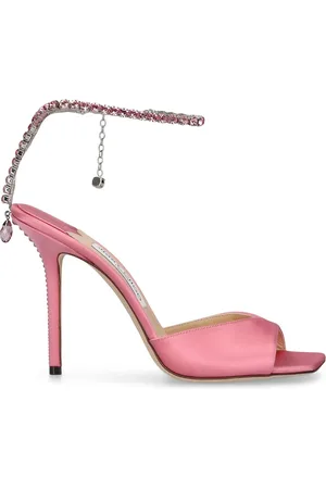 Jimmy Choo Sandalias De Satén 100mm