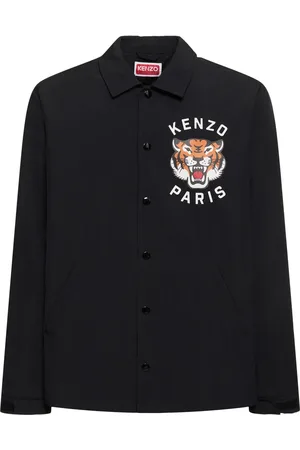 Kenzo Chaqueta De Nylon Con Estampado
