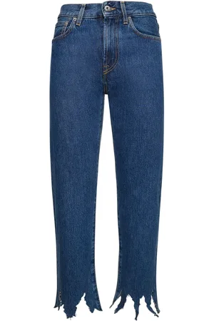 J.W.Anderson Jeans De Denim Con Flecos