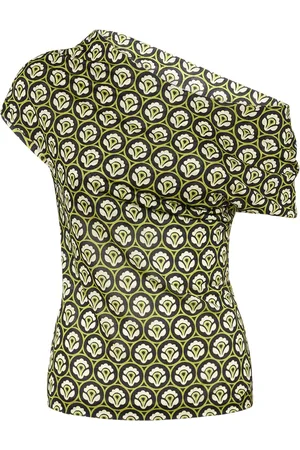 Etro Top De Malla Estampado
