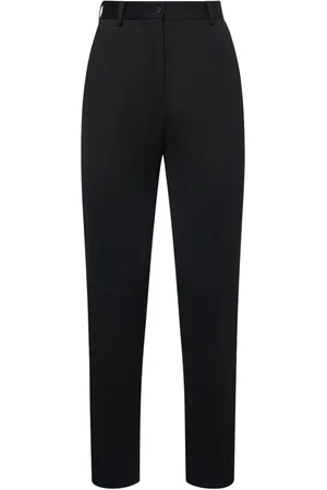 Dolce & Gabbana Pantalones De Gabardina De Lana