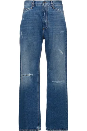 Dolce & Gabbana Jeans Anchos De Denim De Algodón