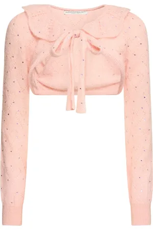 Alessandra Rich Bolero Corto De Punto Mohair