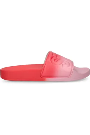 Stella McCartney Sandalias Planas De Goma Con Logo