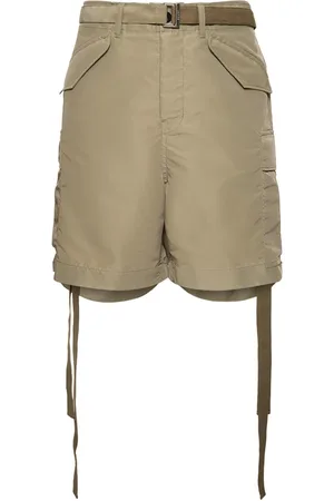 SACAI Shorts De Sarga De Nylon