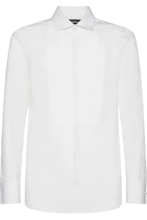 Dsquared2 Camisa Esmoquin De Algodón