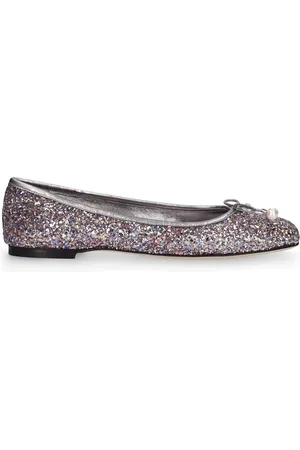 Jimmy Choo Bailarinas Planas Glitter 10mm