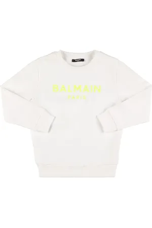 Balmain Sudadera De Algodón Orgánico