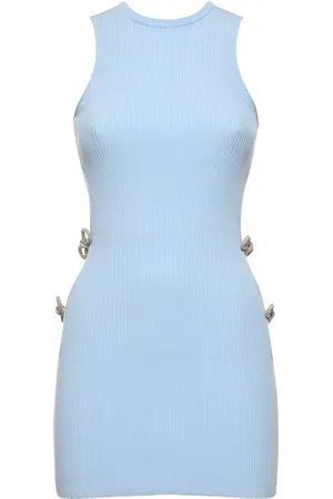 Mach & Mach Vestido Corto De Punto Stretch
