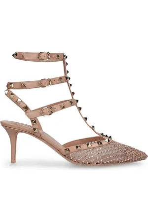 VALENTINO GARAVANI Zapatos De Tacón De Malla 65mm