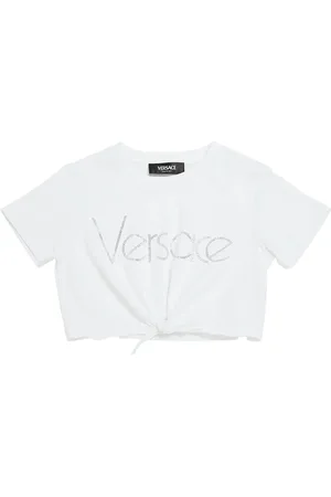 VERSACE Camiseta Corta De Algodón Jersey