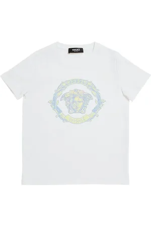 VERSACE Camiseta De Jersey De Algodón Estampada