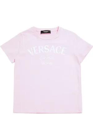 VERSACE Camiseta De Jersey De Algodón Estampada