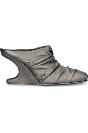 Rick Owens Zapatos Mules De Piel 80mm