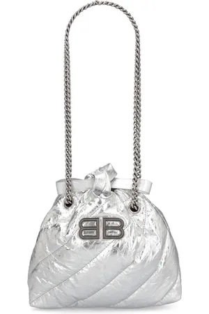 Balenciaga Bolso Xs Crush De Piel Pespunteada