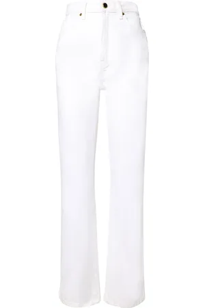 Khaite Jeans Rectos Con Cintura Alta