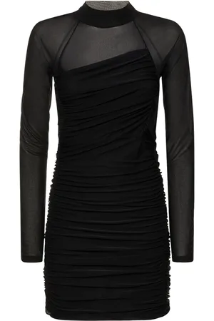 Helmut Lang Vestido Mini De Jersey Stretch