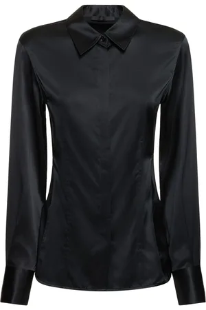 Helmut Lang Camisa De Seda Stretch