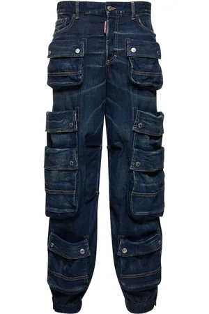 Dsquared2 Jeans Cargo De Denim De Algodón