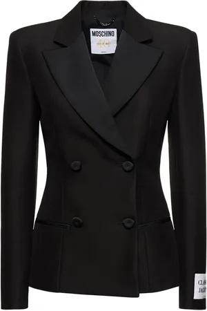 Moschino Blazer Cruzado De Algodón