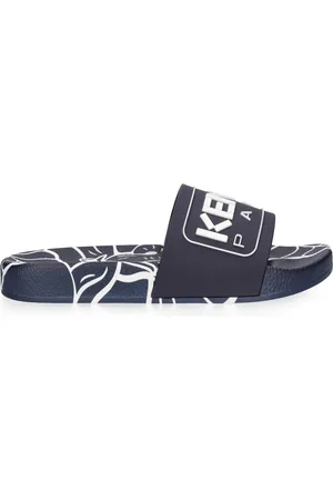 Kenzo Sandalias Planas De Goma Con Logo