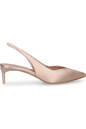 Max Mara Zapatos Destalonados De Satén 45mm