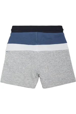 HUGO BOSS Shorts De Algodón Con Logo Estampado