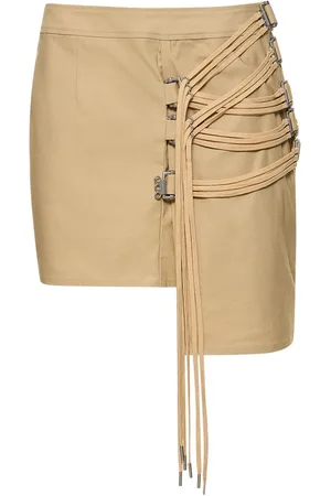 Cannari Concept Minifalda De Algodón Con Cordones