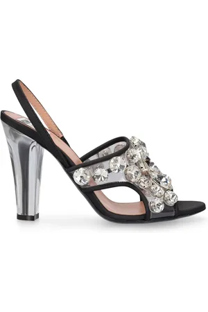 Moschino Sandalias De Pvc Y Cristales 100mm