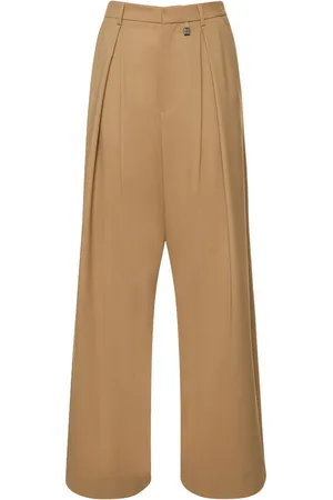 GIUSEPPE DI MORABITO Pantalones Anchos De Lana Stretch