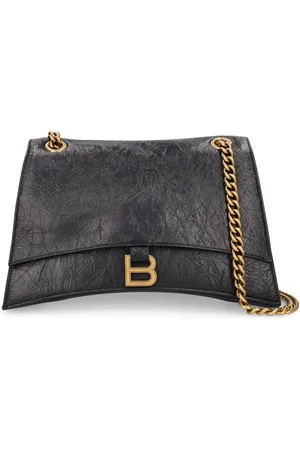 Balenciaga Bolso Mediano Crush De Piel Con Cadena