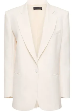 The Andamane Blazer Oversize De Satén Crepe