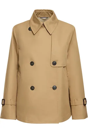 Max Mara Abrigo Trench De Gabardina