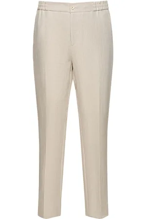Etro Pantalones Rectos De Lino