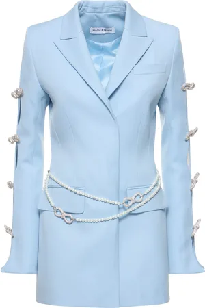 Mach & Mach Vestido Blazer Corto De Lana