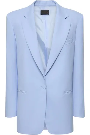 The Andamane Blazer Oversize De Satén Crepe