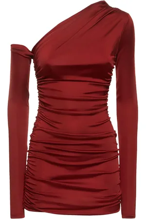 The Andamane Vestido Midi De Jersey Drapeado Stretch