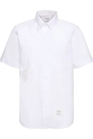 Thom Browne Camisa Recta De Algodón