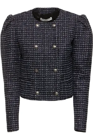 Alessandra Rich Chaqueta De Tweed Con Lentejuelas