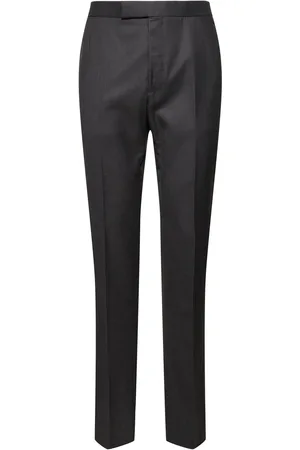 Thom Browne Pantalones Rectos De Lana