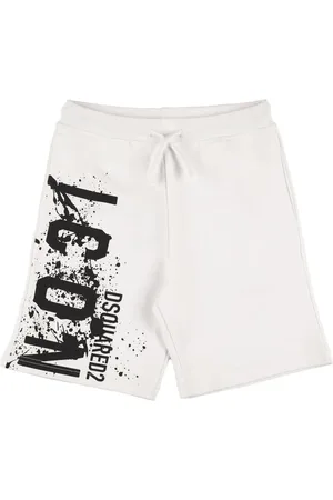 Dsquared2 Shorts Deportivos De Algodón Estampados