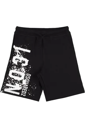 Dsquared2 Shorts Deportivos De Algodón Estampados