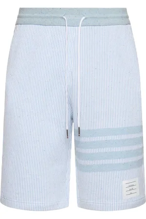 Thom Browne Shorts De Algodón Y Seda