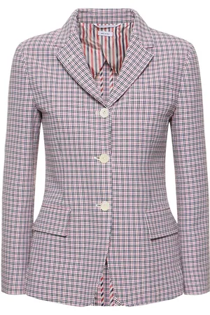 Thom Browne Chaqueta De Crepé De Algodón