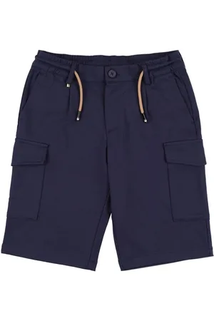 HUGO BOSS Shorts Cargo De Viscosa Piqué