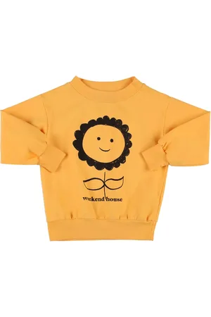 Weekend House Kids Sudadera De Algodón Con Estampado