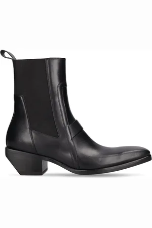 Rick Owens Botines De Piel Con Tacón