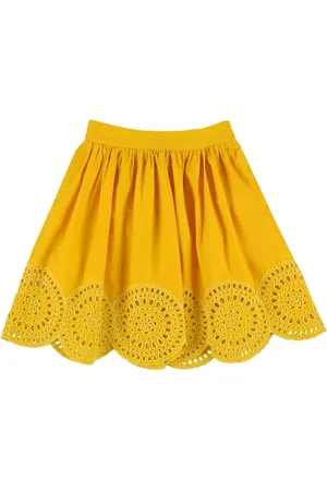 Stella McCartney Falda De Popelina De Algodón Orgánico