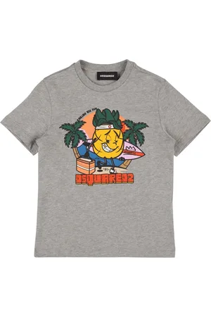 Dsquared2 Camiseta De Jersey De Algodón Estampada