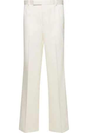 Thom Browne Pantalones De Algodón Con Trabillas